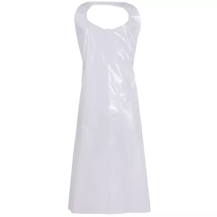 FIT-ON disposable aprons 100-pack, White, White, large image number 0