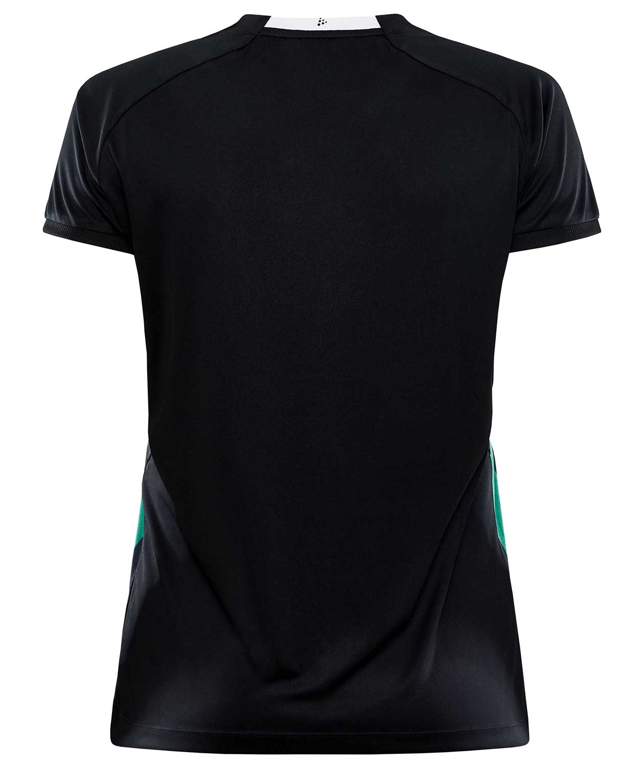 Craft Progress 2.0 Stripe Jersey women's T-shirt, Black/Team Green, large image number 2