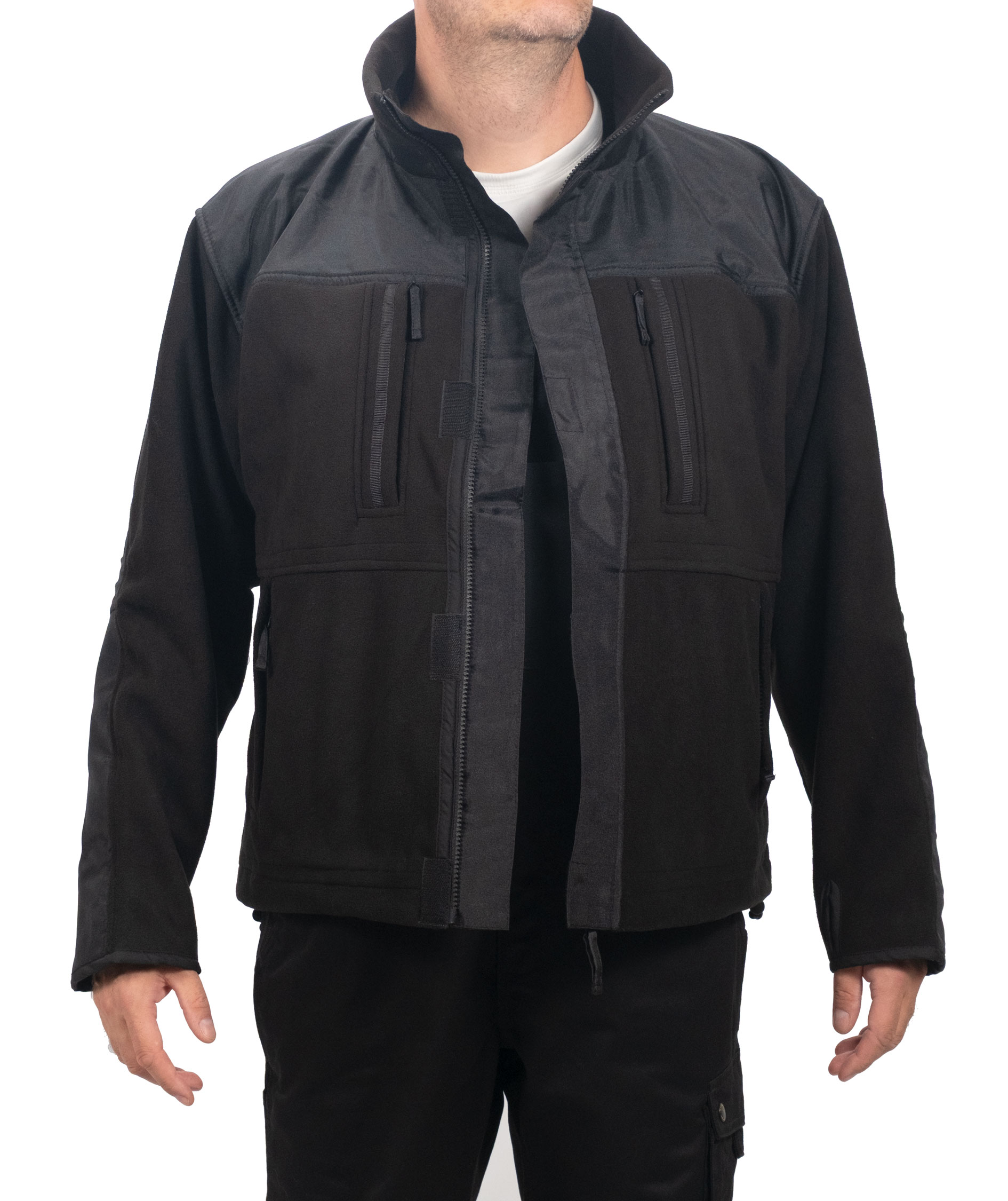 Top Swede fleece jacket 4540, Black