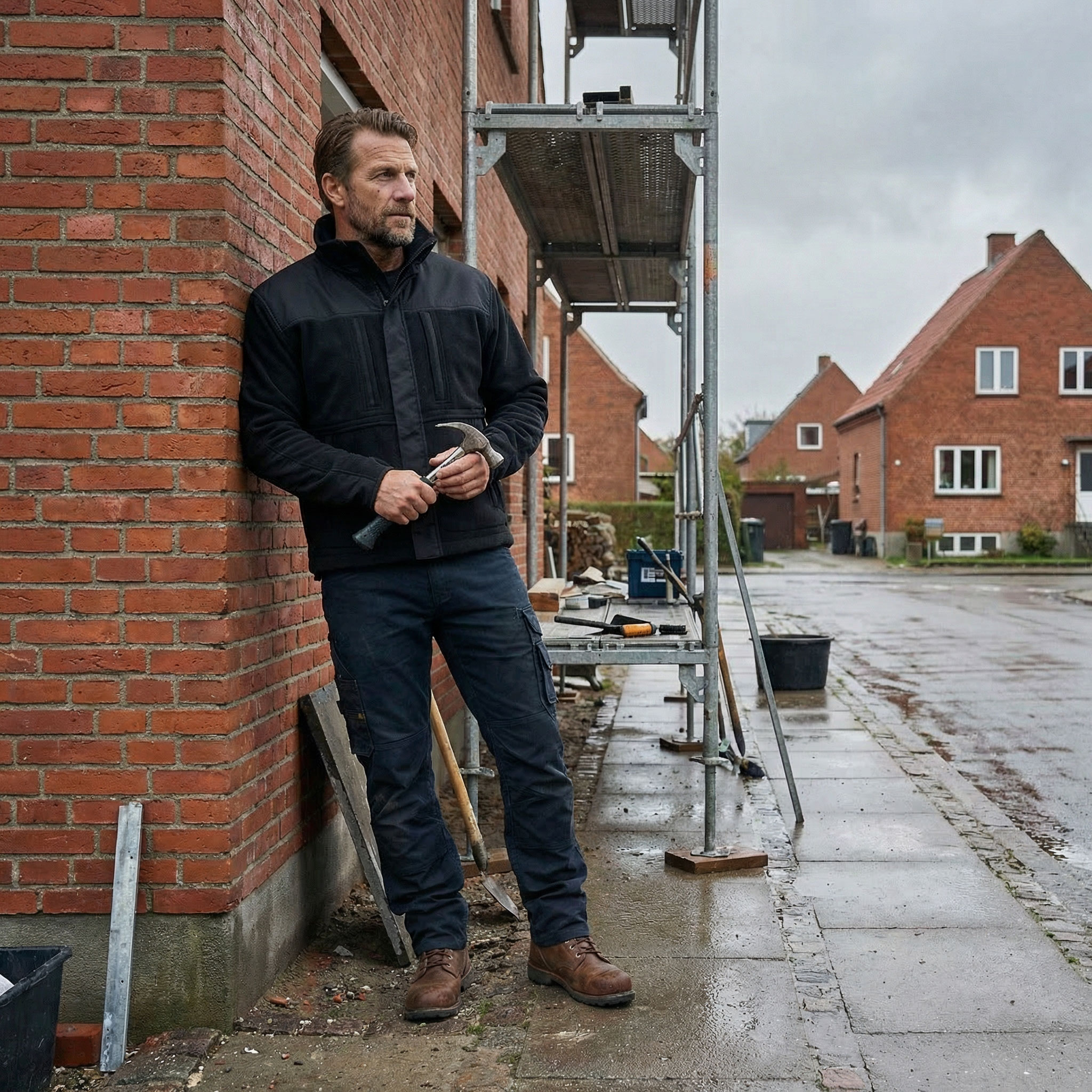 Top Swede fleecejakke 4540, Svart