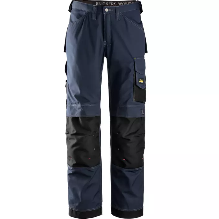Snickers work trousers 3313, Marine Blue/Black, large image number 0