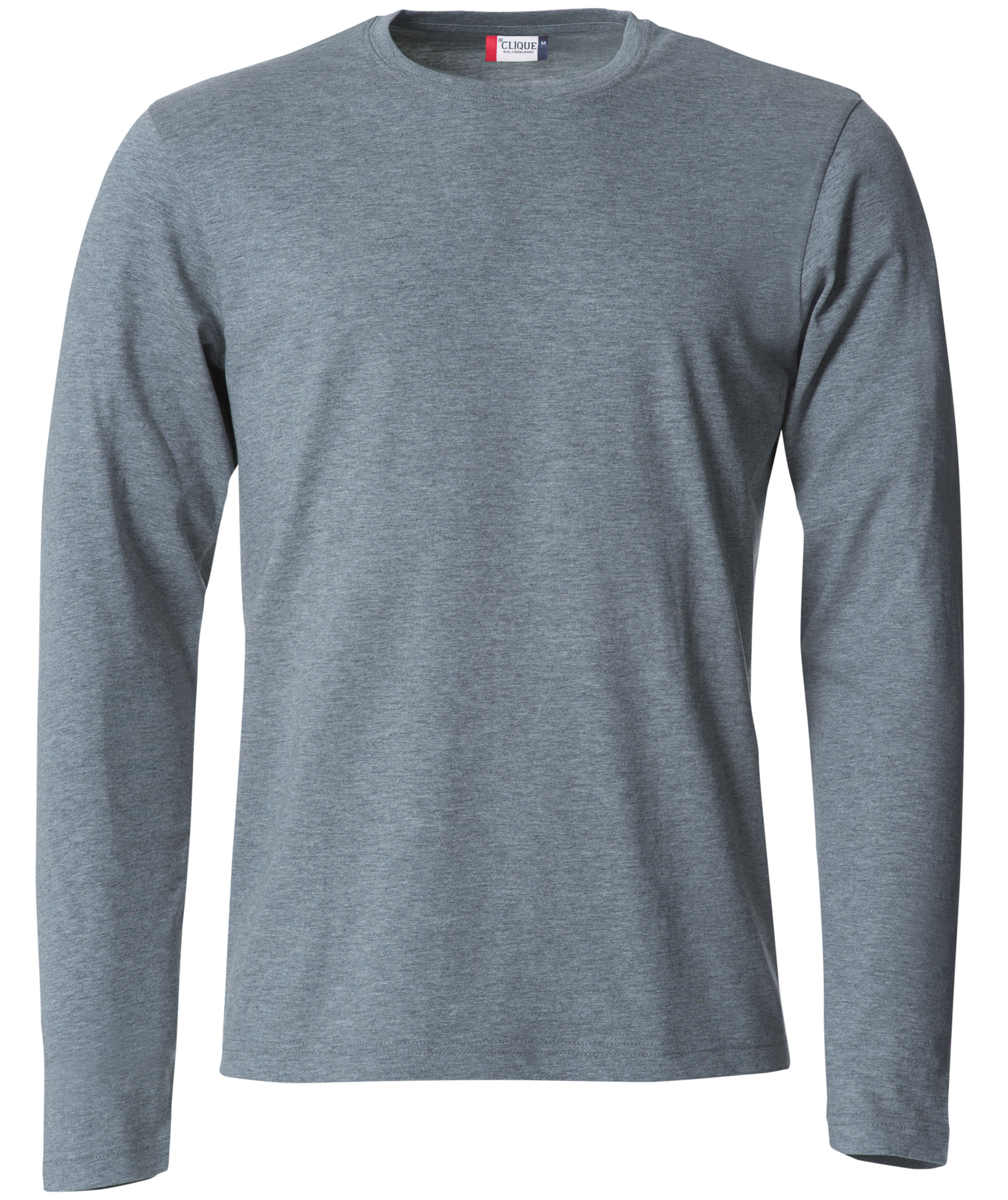 Clique Basic-T long-sleeved t-shirt, Grey melange