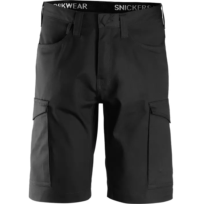 Snickers work shorts 6100, Black, large image number 0