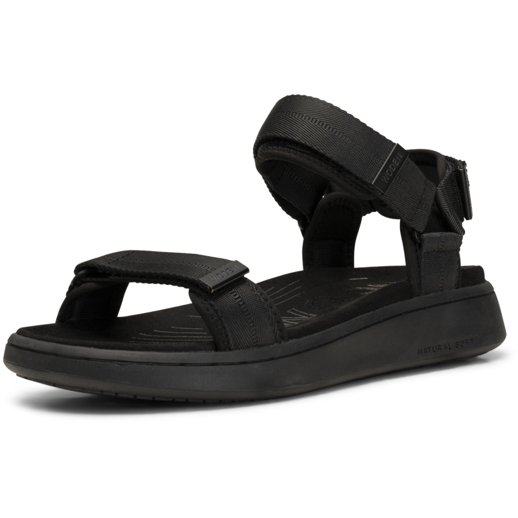 Woden Line Damen Sandalen, Black/Black, large image number 3