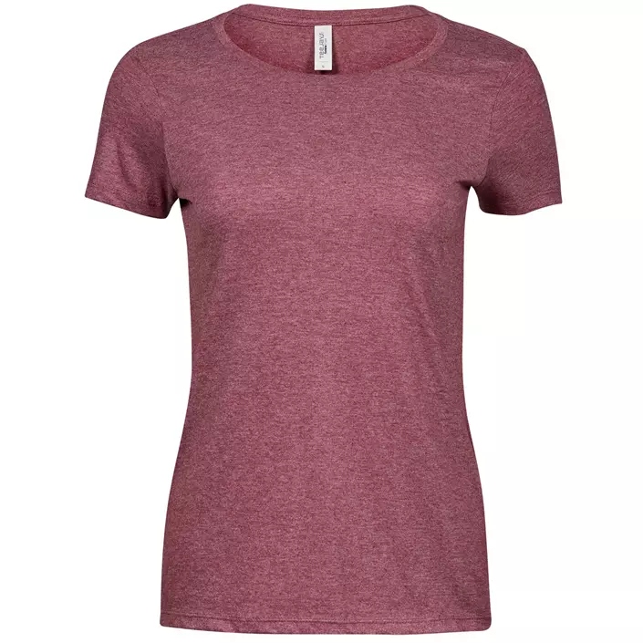 Tee Jays Urban Melange dame T-shirt, Wine melange, large image number 0