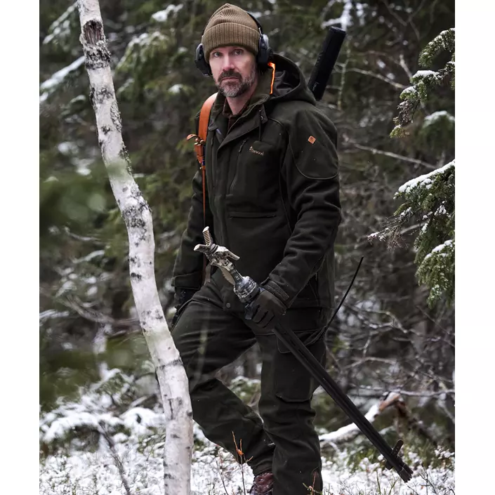 Pinewood Furudal Hunters bukser med uld, Moss green, large image number 8