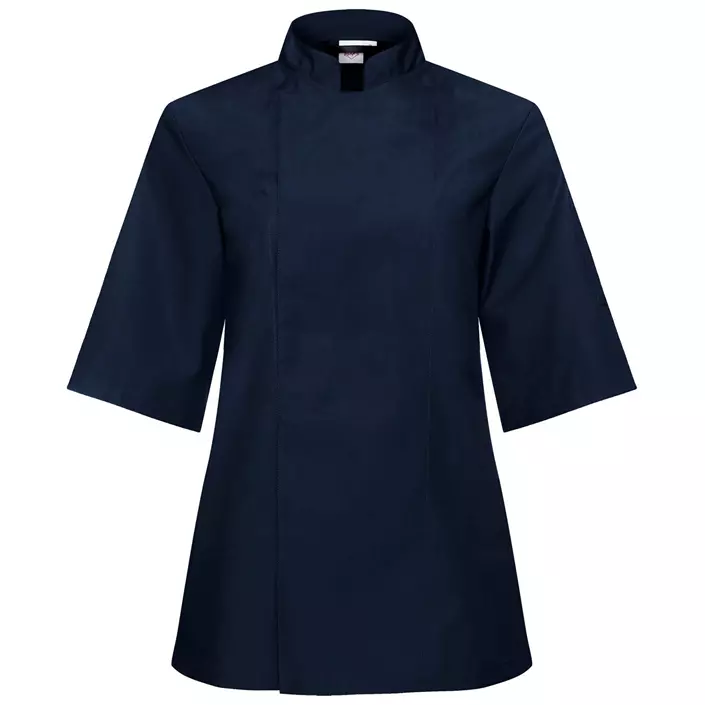 Segers 3/4 sleeved women's chefs jacket, Marine Blue, large image number 0