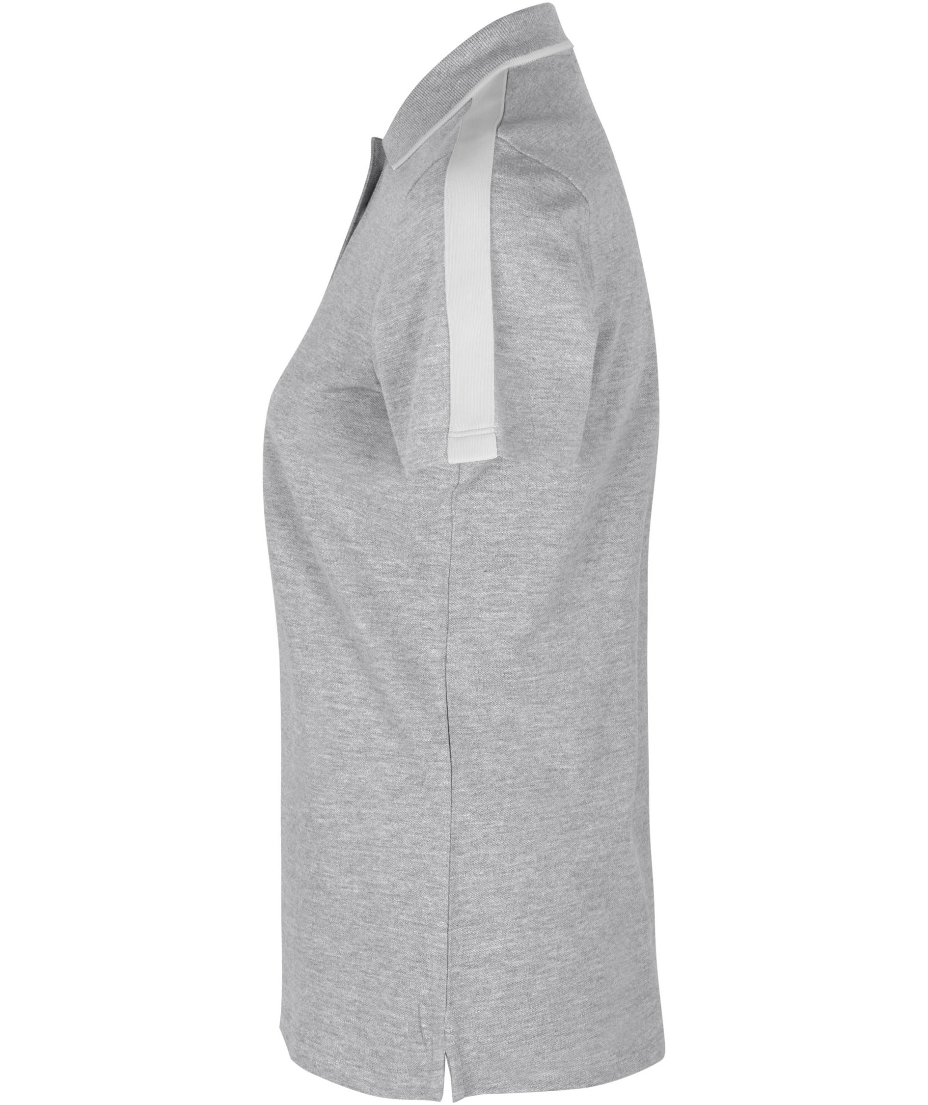 ID women's poloshirt, Grey Melange, large image number 2