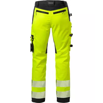 Fristads craftsman trousers 2707 PLU, Hi-vis Yellow/Black