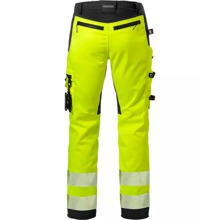 Fristads craftsman trousers 2707 PLU, Hi-vis Yellow/Black, large image number 1