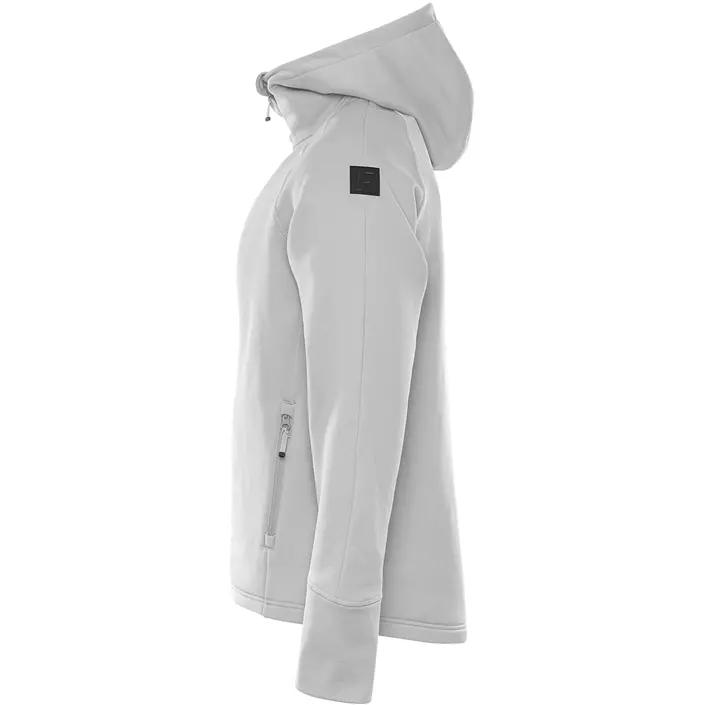 Fristads Cobalt Polartec® hoodie med dragkedja dam, Grå Melange, large image number 5