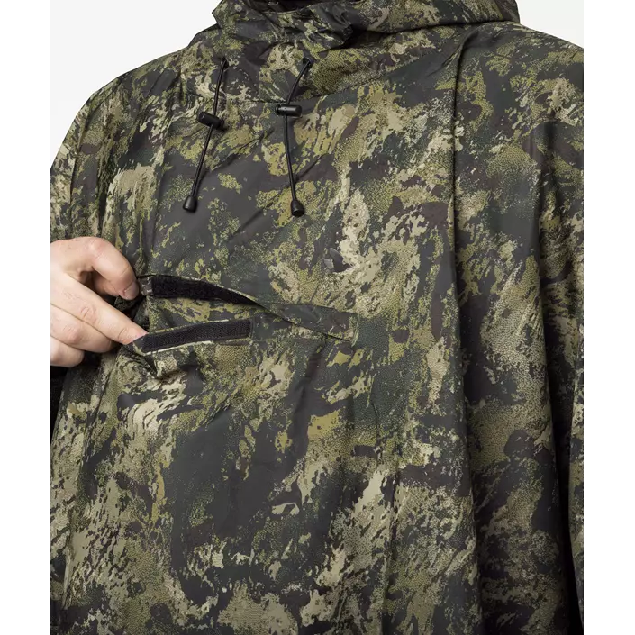 Seeland Taxus camo rain poncho, InVis Green, InVis Green, large image number 3