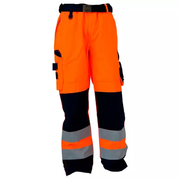 Ocean Thor work trousers, Hi-vis Orange/Marine, large image number 0