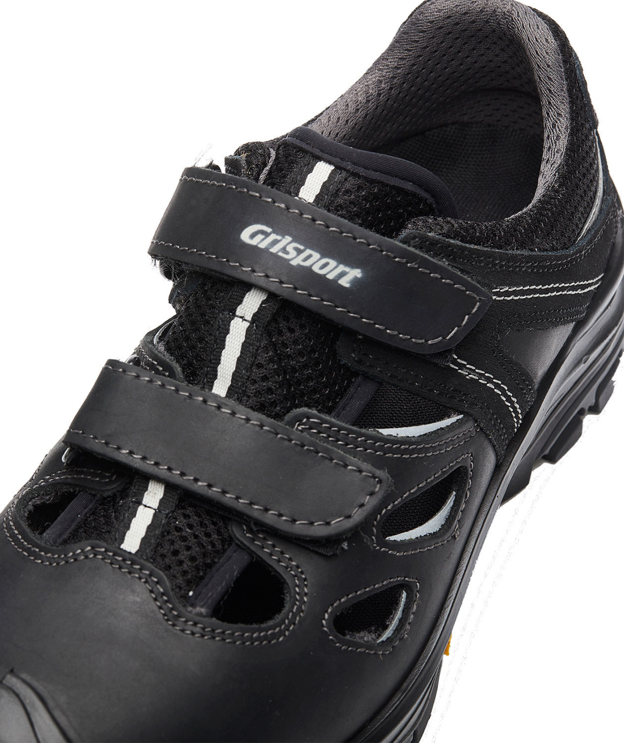 Grisport 74721 safety sandals S1P, Black, large image number 2
