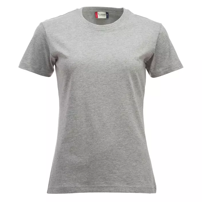 Clique New Classic women's T-shirt, Grey Melange, Grey Melange, large image number 0