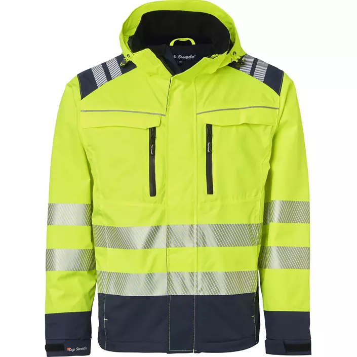 Top Swede shell jacket 130, Hi-Vis Yellow/Navy, large image number 0