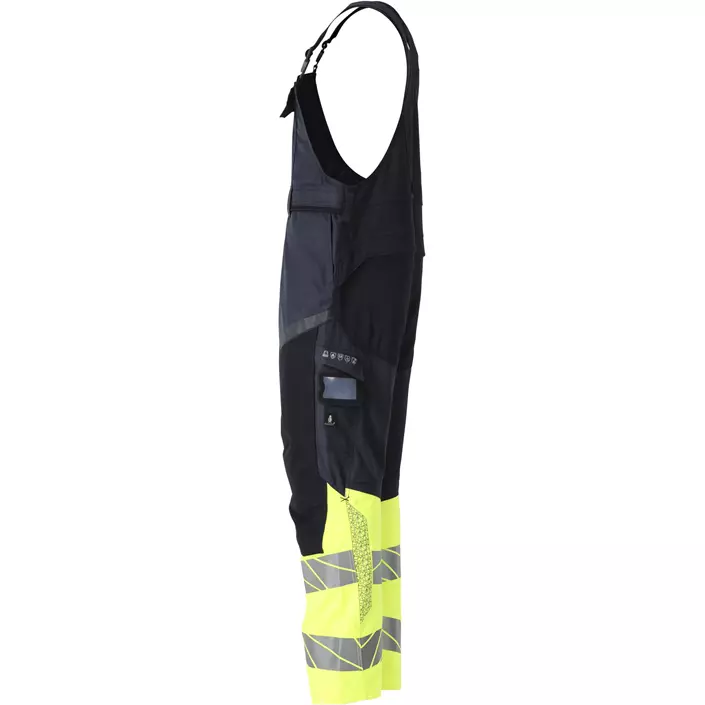 Mascot Accelerate Multisafe overalls, Mørk Marine/Hi-Vis Gul, large image number 3