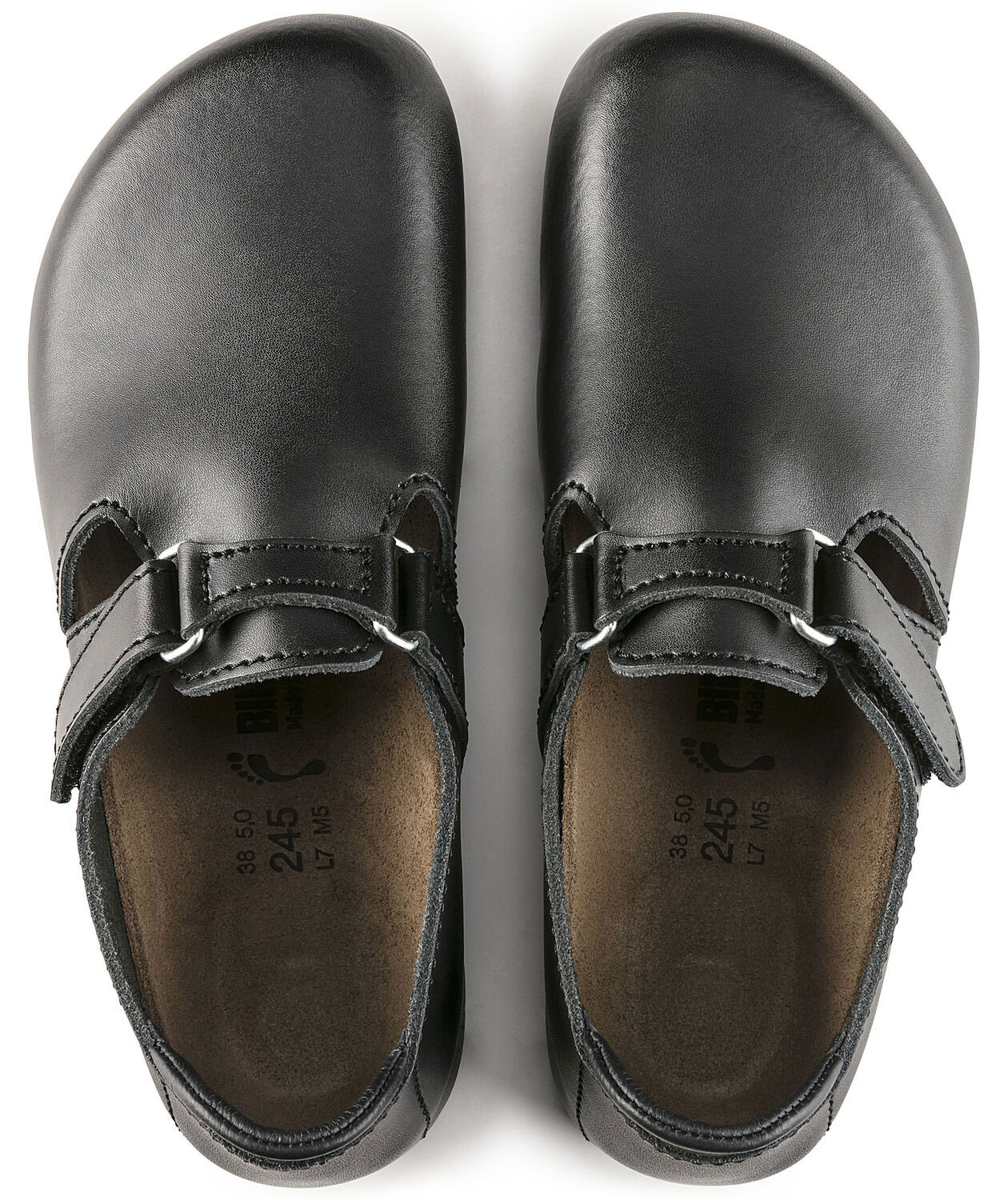 Birkenstock Linz Super Grip Narrow Fit women's work shoes, Black, large image number 3