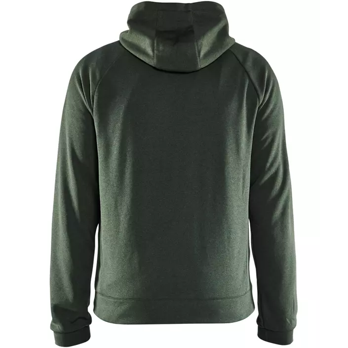Blåkläder hybrid hoodie with zipper, Autumn green/Black, large image number 1