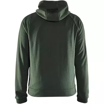 Blåkläder Hybrid Hoodie mit Reißverschluss, Herbstgrün/Schwarz