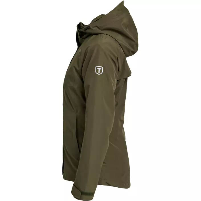 Tenson Westing dame regnjakke, Olivengrøn, large image number 4