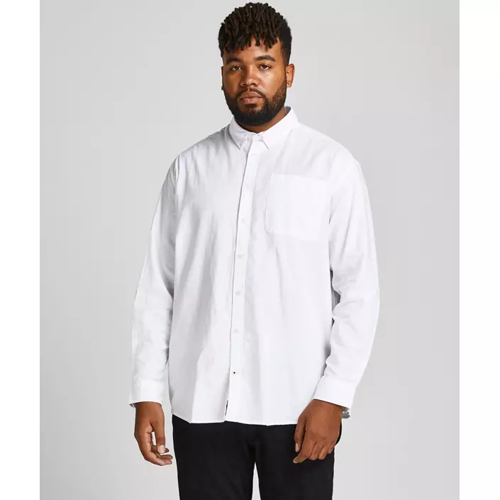 Jack & Jones JJEOXFORD Plus Size Regular Fit shirt, White, large image number 1