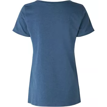 ID dame T-skjorte, Blå Melange