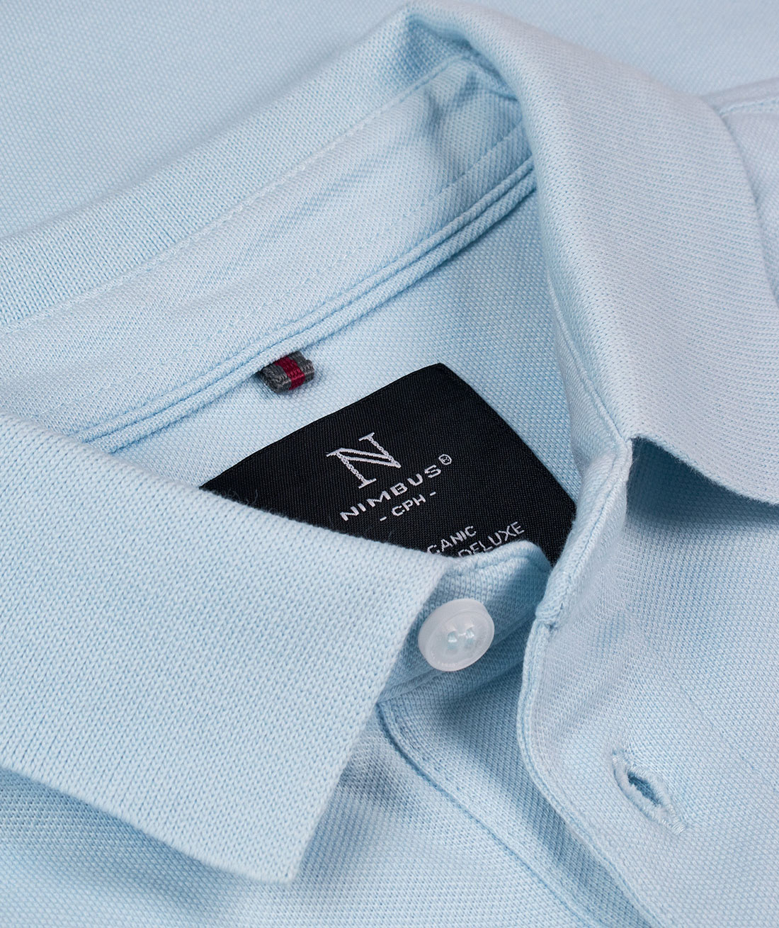 Nimbus Harvard Polo T-shirt, Sky Blue, Sky Blue, large image number 2