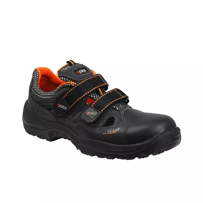 Jalas 3400A Monza Sport safety sandals S1, Black, large image number 2