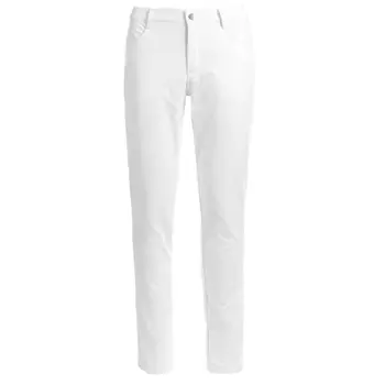Kentaur women's trousers with regular waist, White