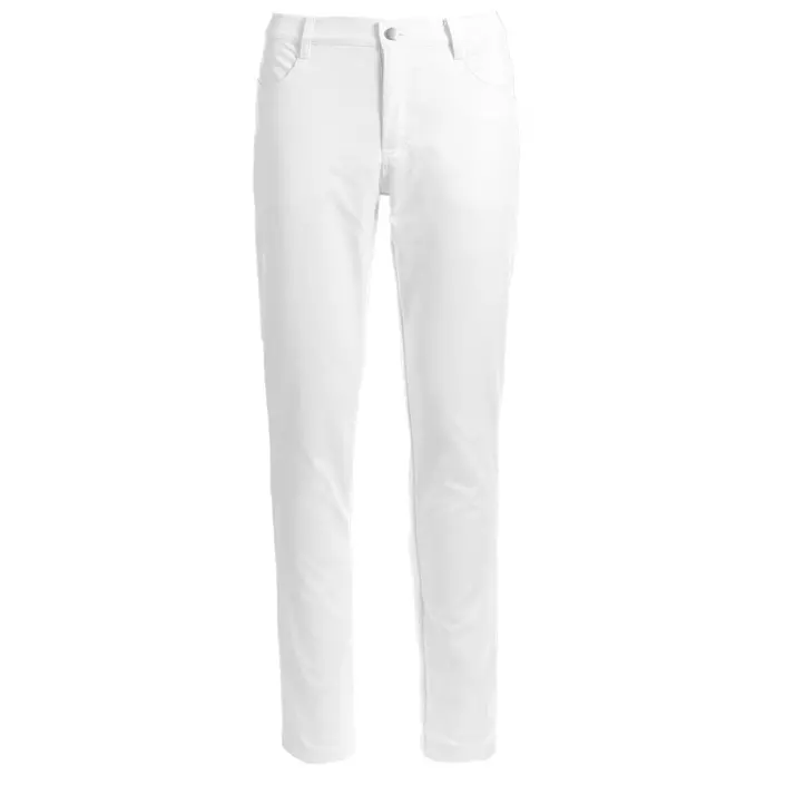 Kentaur women's trousers with regular waist, White, large image number 0