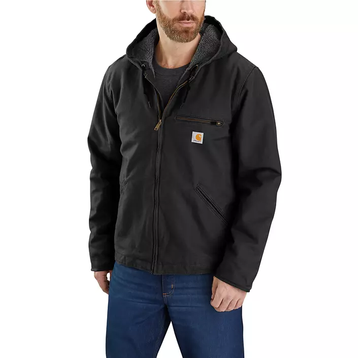 Carhartt foret jakke, Black, large image number 1