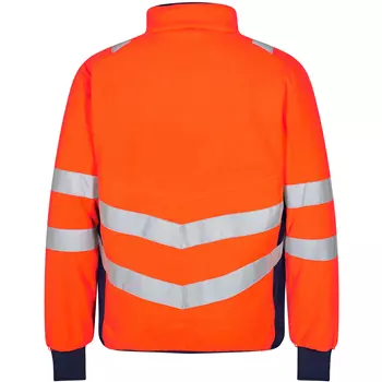 Engel Safety fleece jacket, Orange/Blue Ink