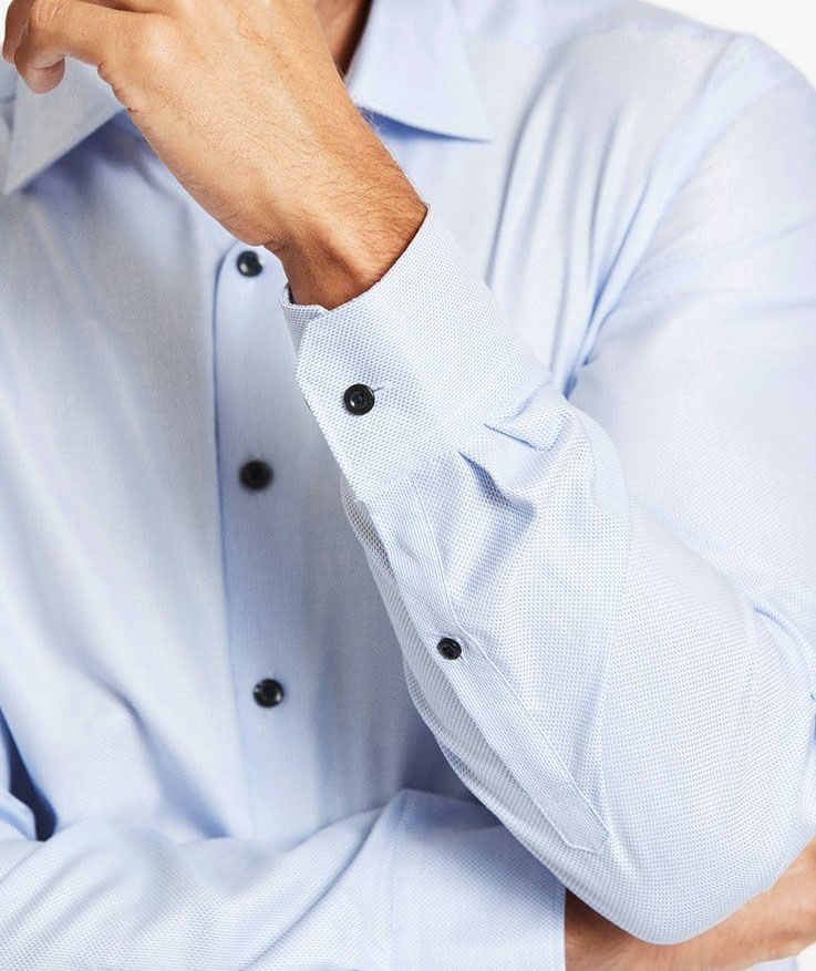 Lindbergh 1927 Signature Modern fit shirt, Light Blue, large image number 7