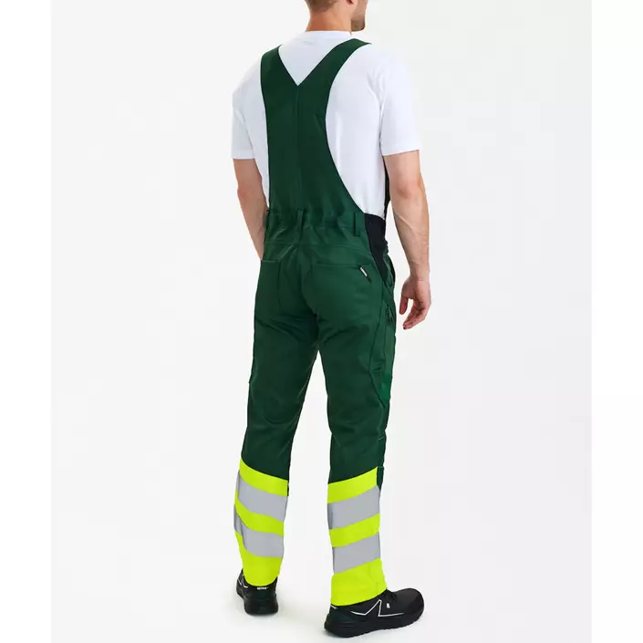 Engel Safety overall, Grøn/Hi-Vis Gul, large image number 3