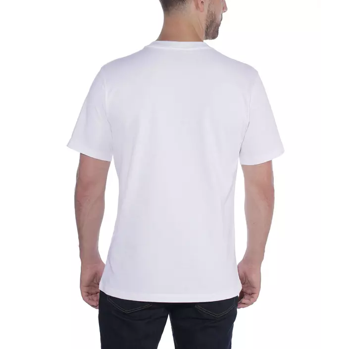 Carhartt Workwear Solid T-shirt, Vit, large image number 2
