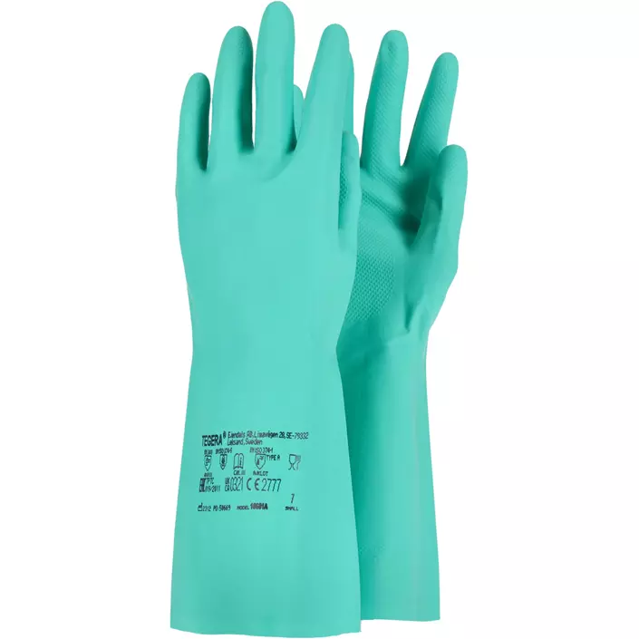 Tegera 18601A Chemforce kemihandskar, Grön, large image number 4