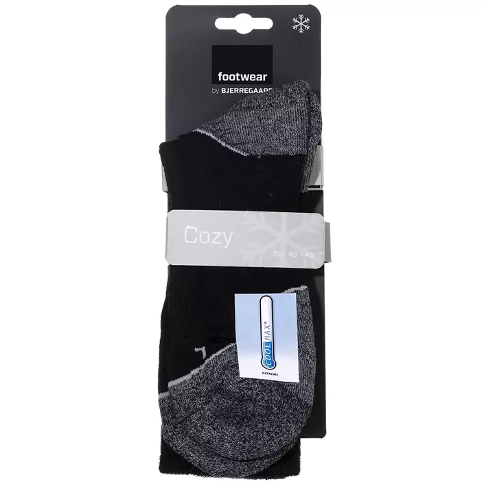 Bjerregaard Cozy socks, Black/Grey, large image number 1