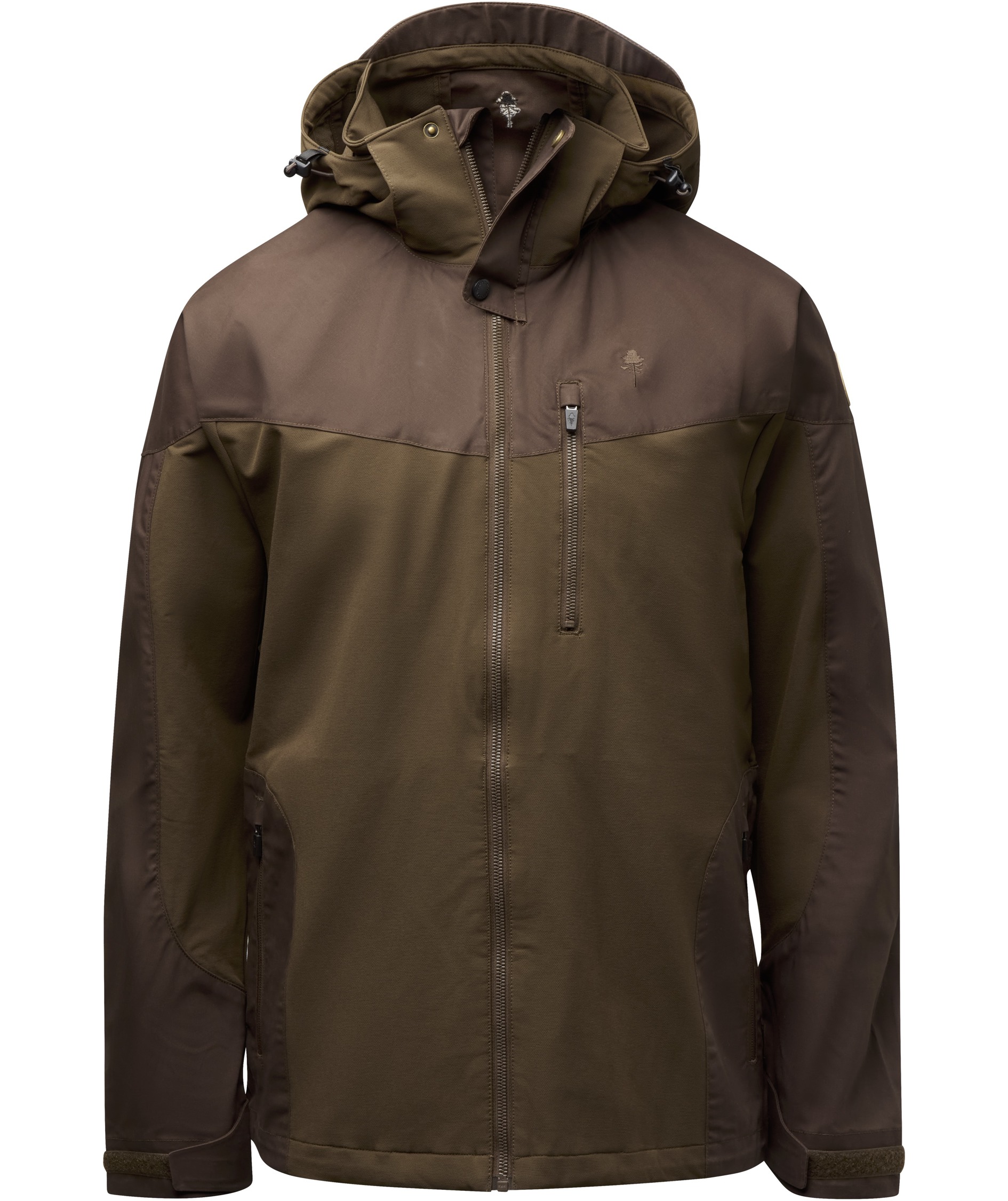 Pinewood Finnveden Hybrid friluftsjakke, Dark brown, Dark brown, swatch
