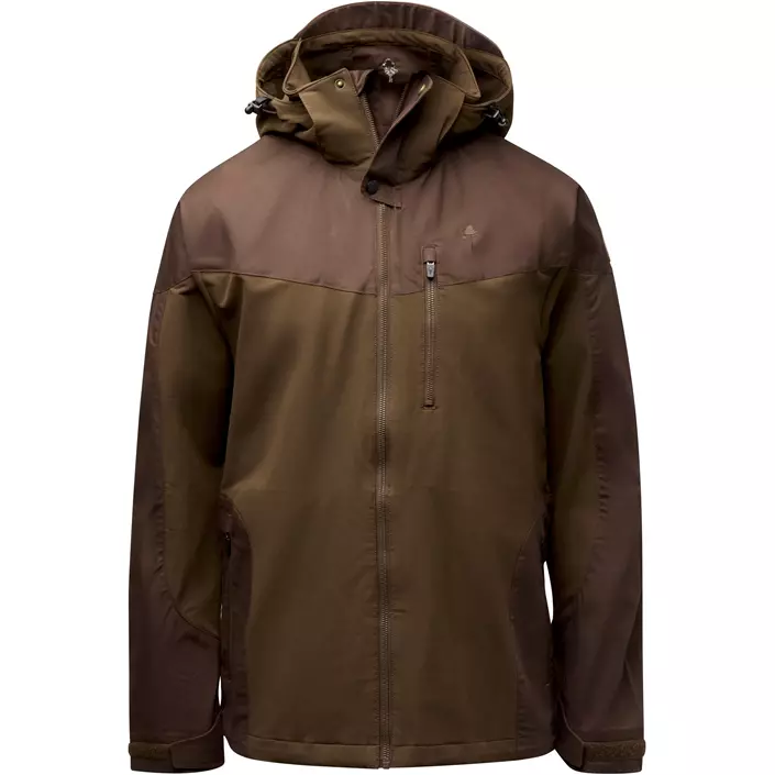 Pinewood Finnveden Hybrid friluftsjakke, Dark brown, large image number 0