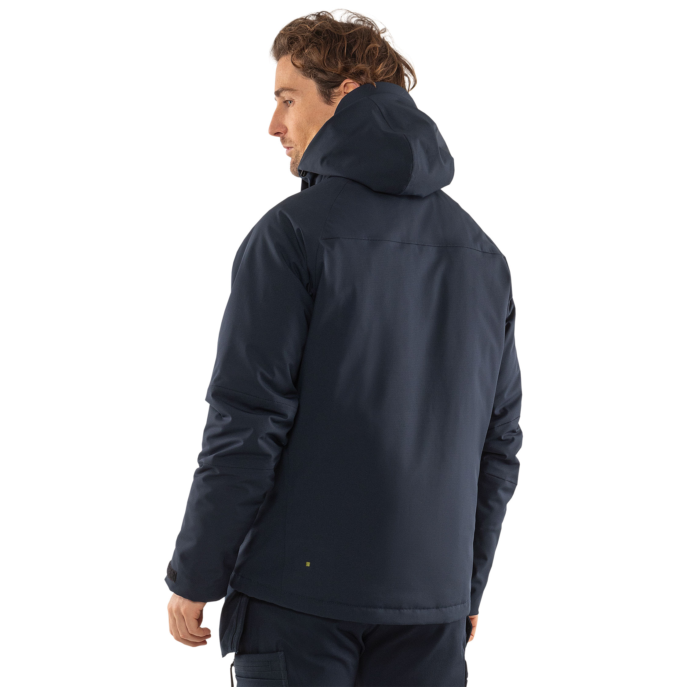 Fristads winter jacket 4883 GLS full stretch, Dark Marine Blue, large image number 3