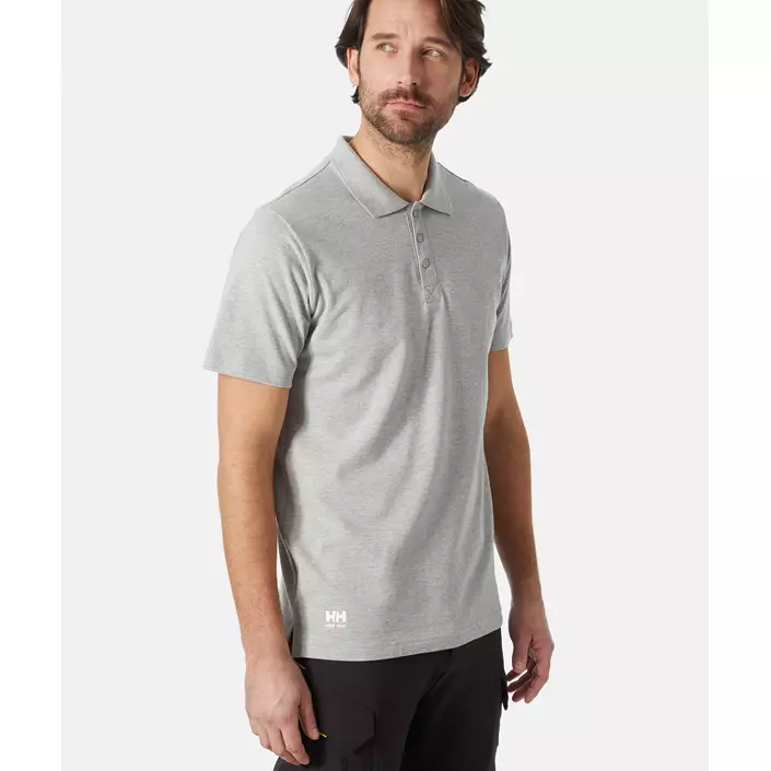 Helly Hansen Classic polo T-shirt, Grey melange , large image number 1