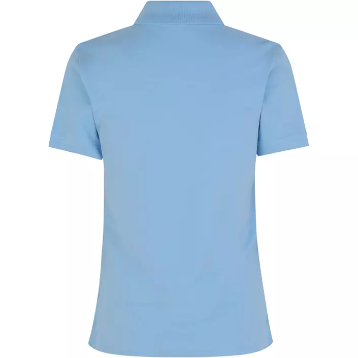 ID women's Pique Polo T-shirt with stretch, Lightblue, large image number 1