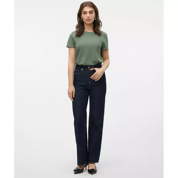 Vero Moda VMPAULA T-shirt, Laurel Wreath, large image number 5