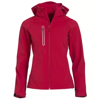 Clique Milford women's softshell jacket, Red