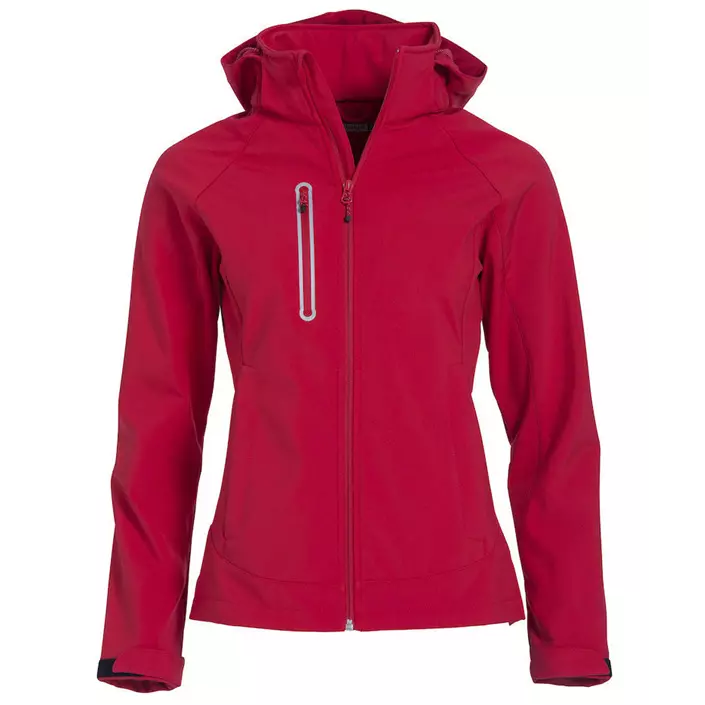 Clique Milford women's softshell jacket, Red, large image number 0