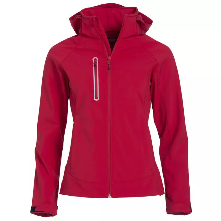Clique Milford women's softshell jacket, Red, large image number 0