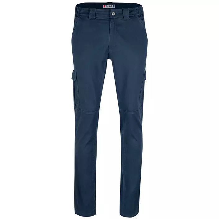 Clique Cargo Pocket Stetch trousers, Dark Marine Blue, large image number 0