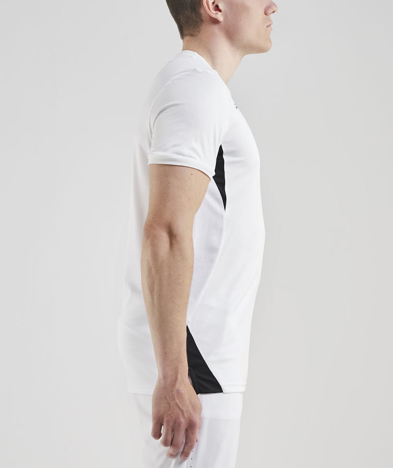 Craft Pro Control Impact T-shirt, White/Black, large image number 3