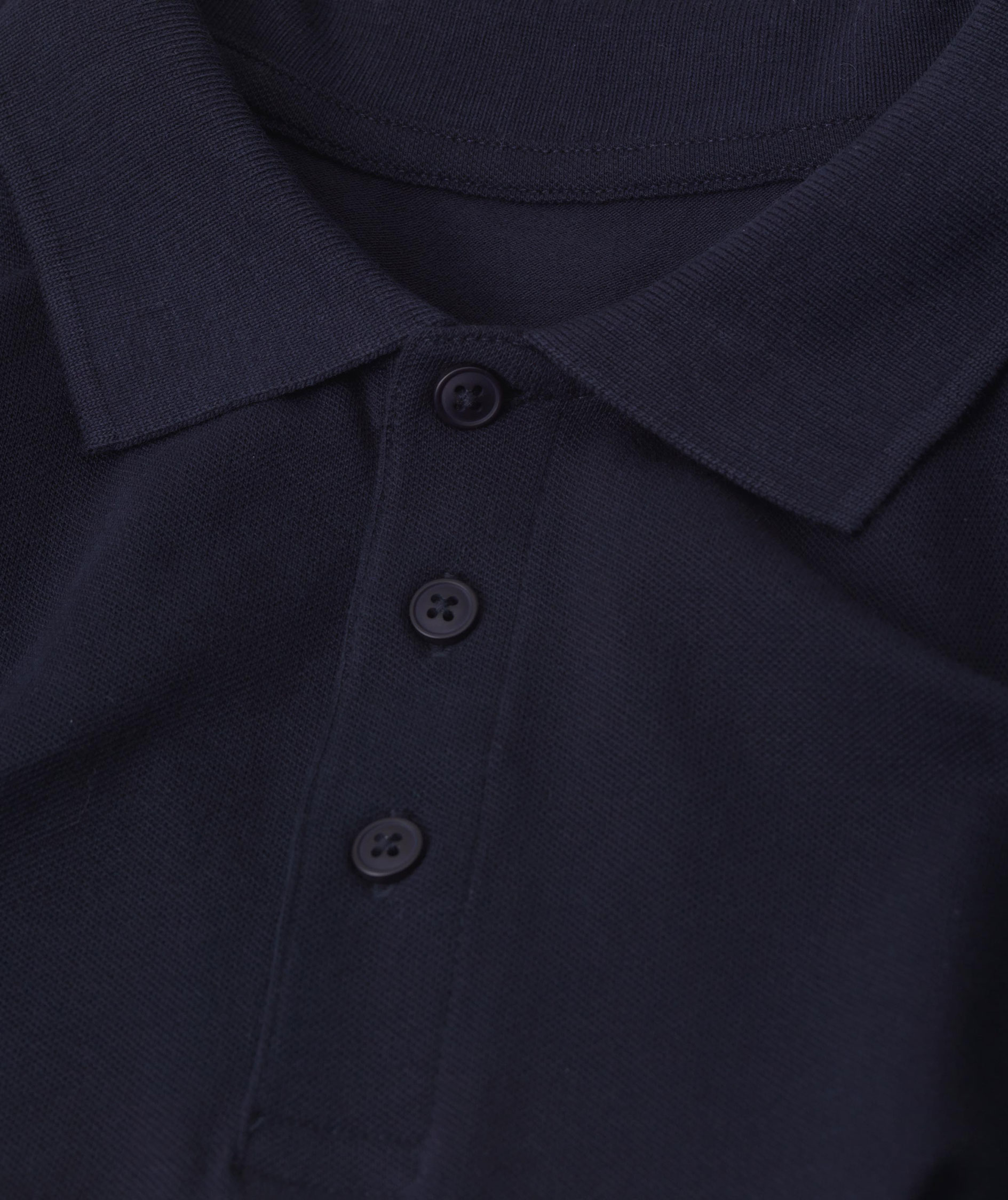 ID organic polo shirt, Navy, large image number 3